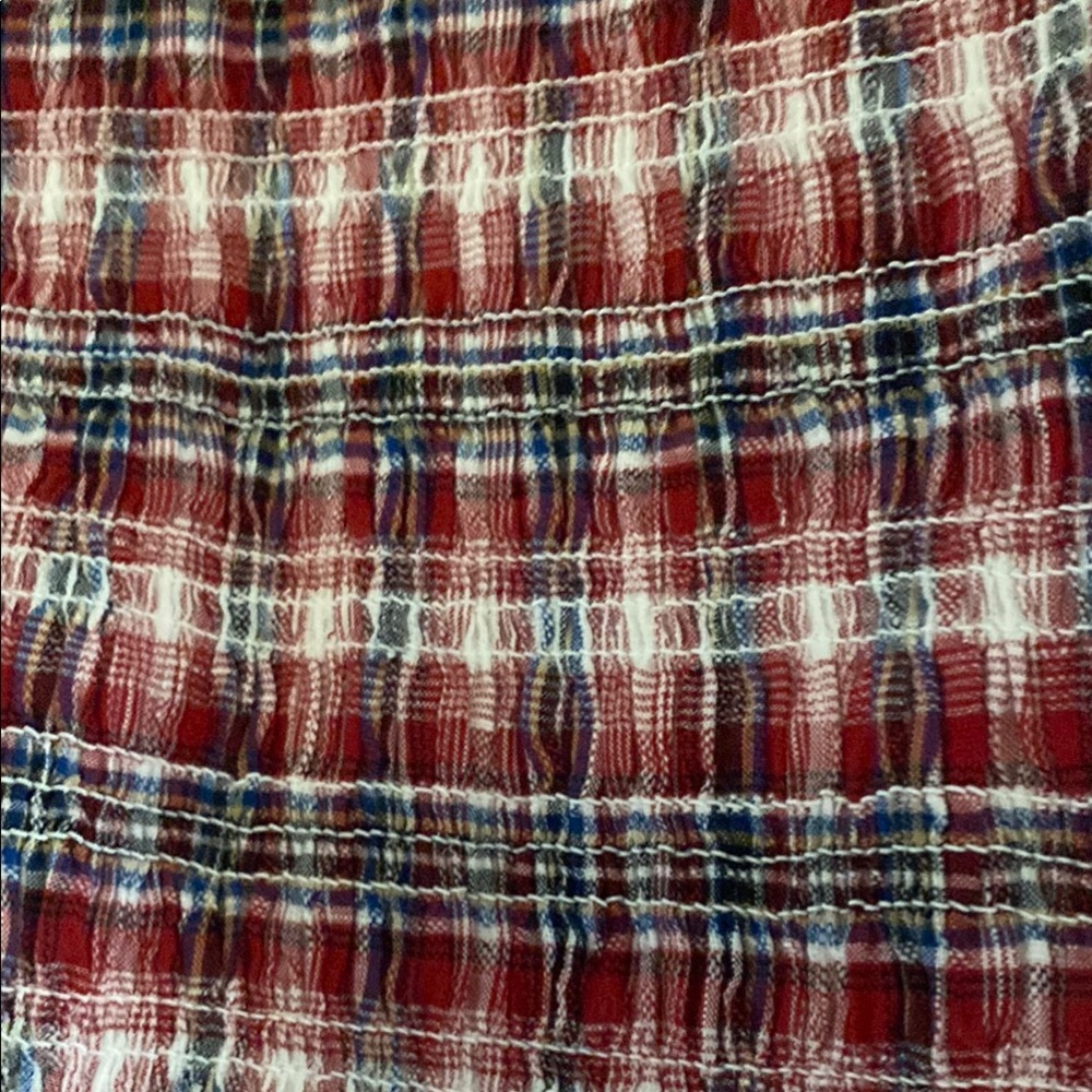 Red Plaid Ruffle Dress - Picture 10 of 11